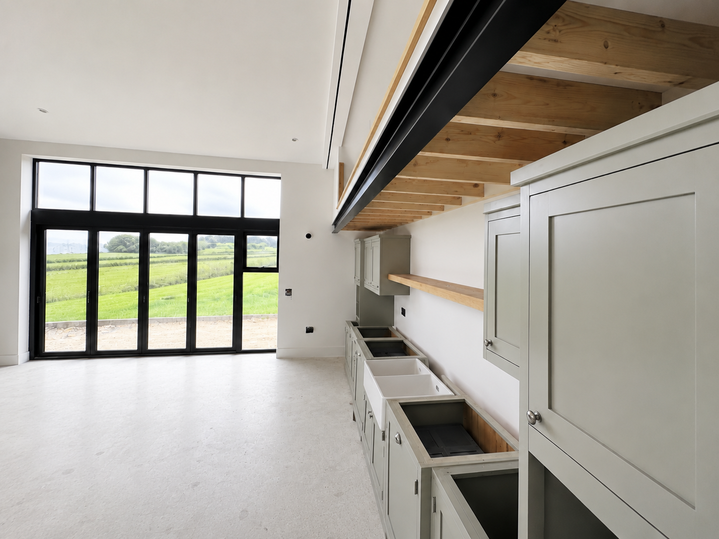 Third completed room in the new-build decorating project